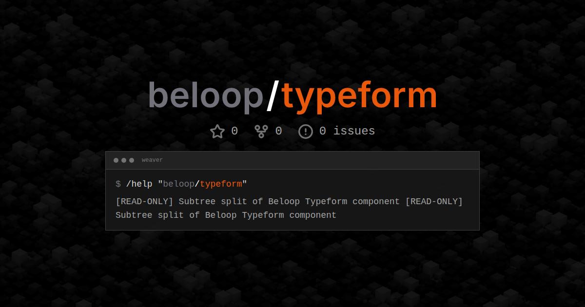 beloop/typeform