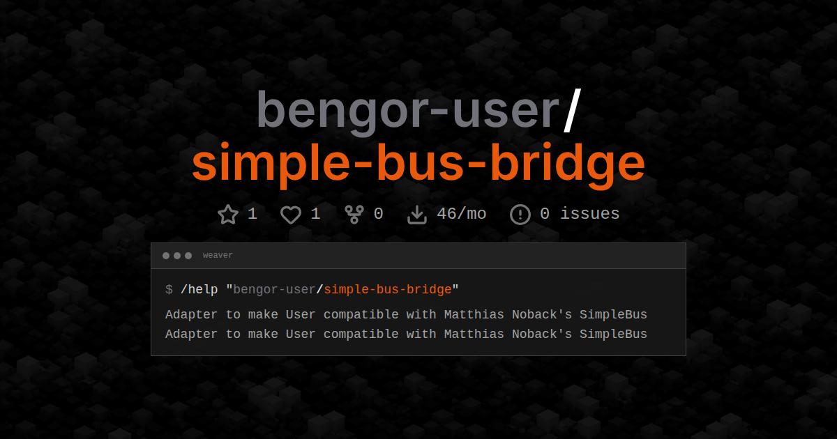 bengor-user/simple-bus-bridge