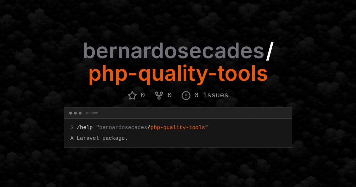 bernardosecades/php-quality-tools