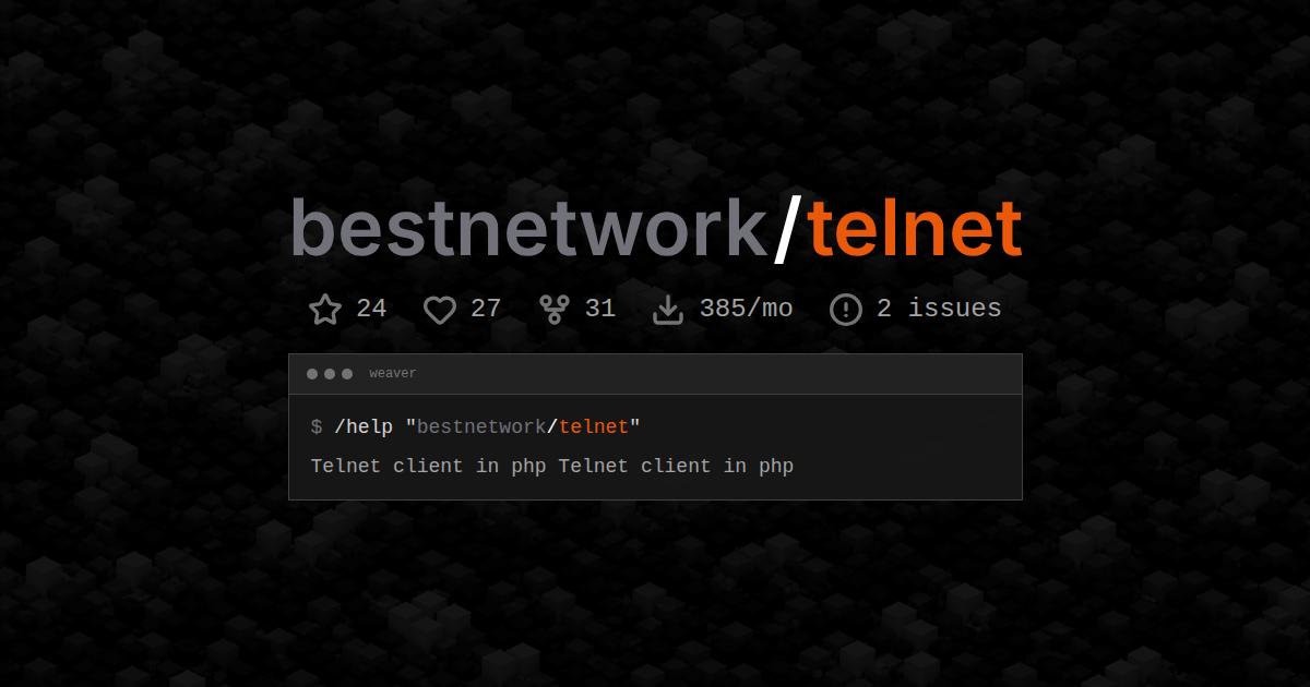 bestnetwork/telnet