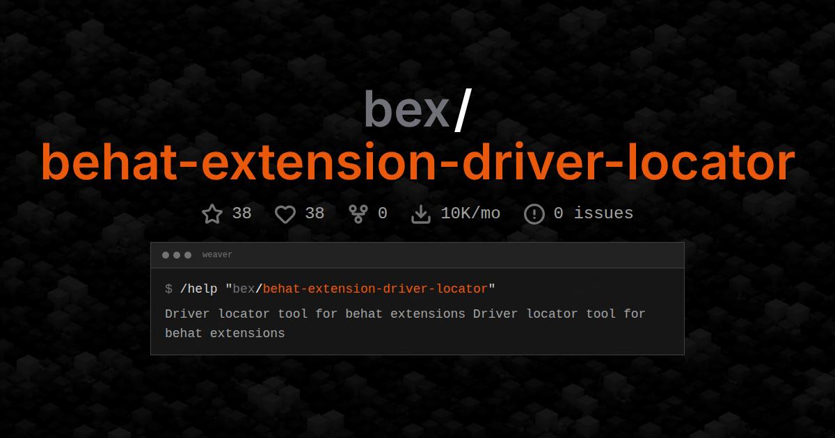 bex/behat-extension-driver-locator