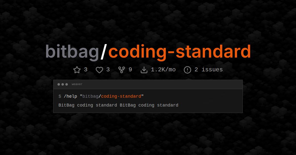 bitbag/coding-standard