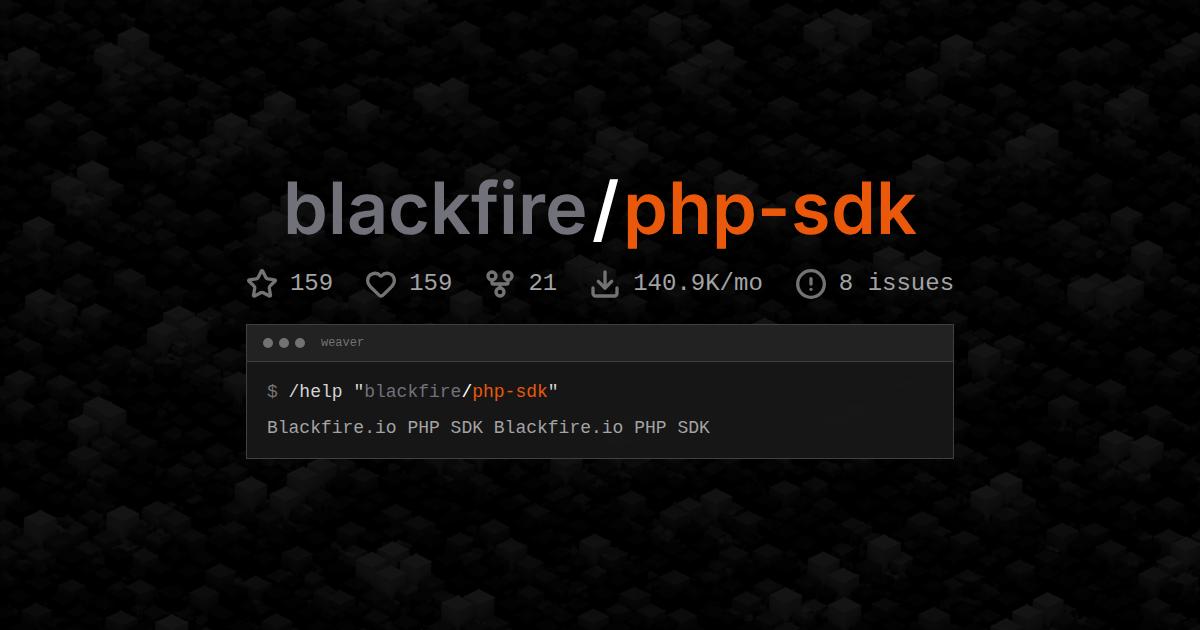 blackfire/php-sdk