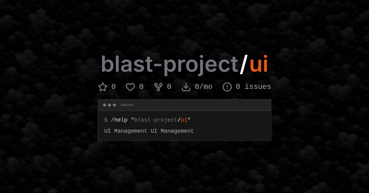 blast-project/ui
