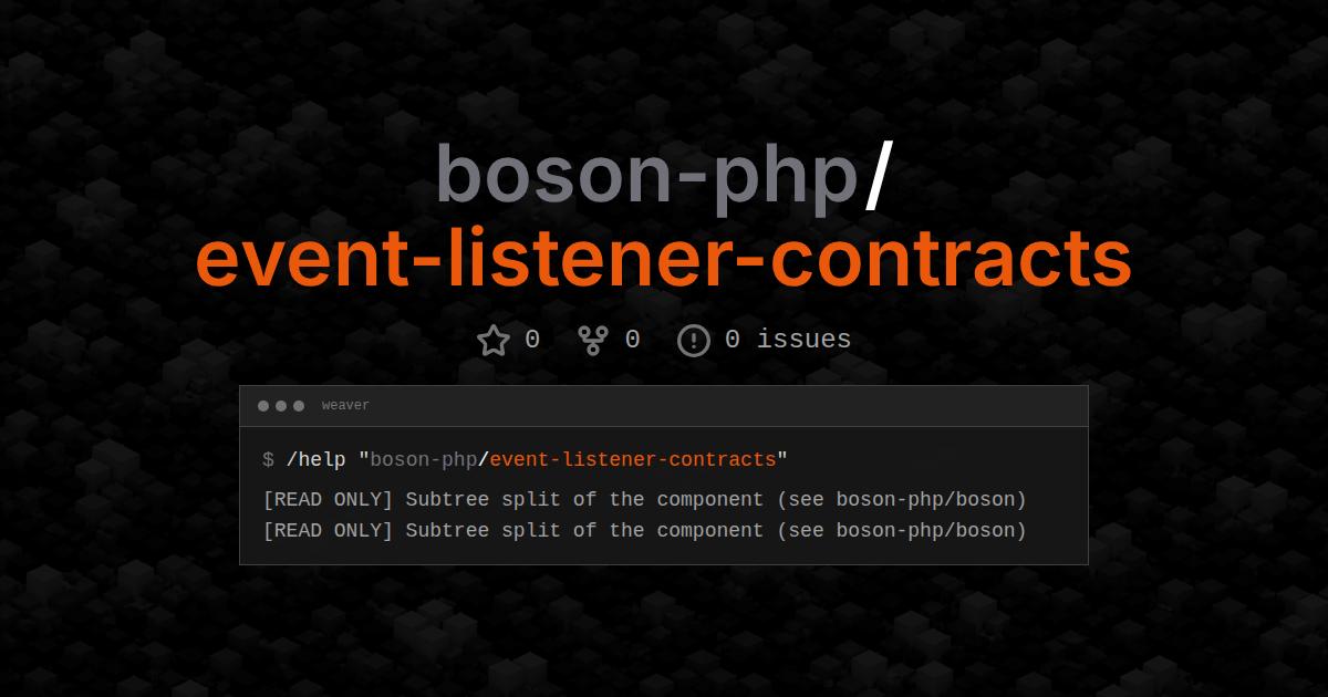 boson-php/event-listener-contracts