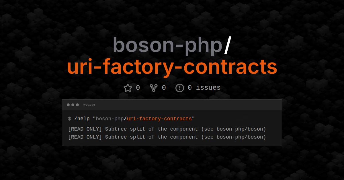 boson-php/uri-factory-contracts