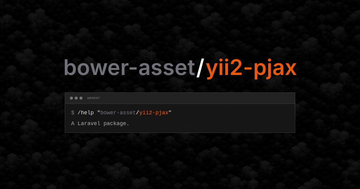 bower-asset/yii2-pjax