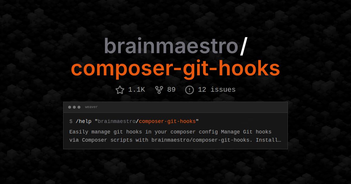 brainmaestro/composer-git-hooks
