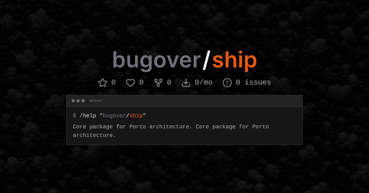bugover/ship