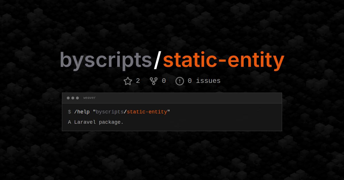 byscripts/static-entity