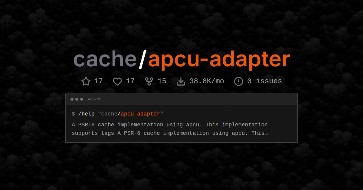 cache/apcu-adapter