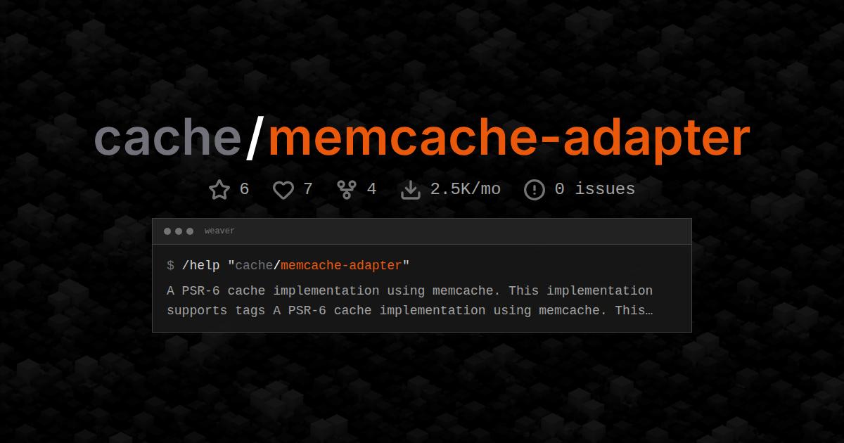 cache/memcache-adapter