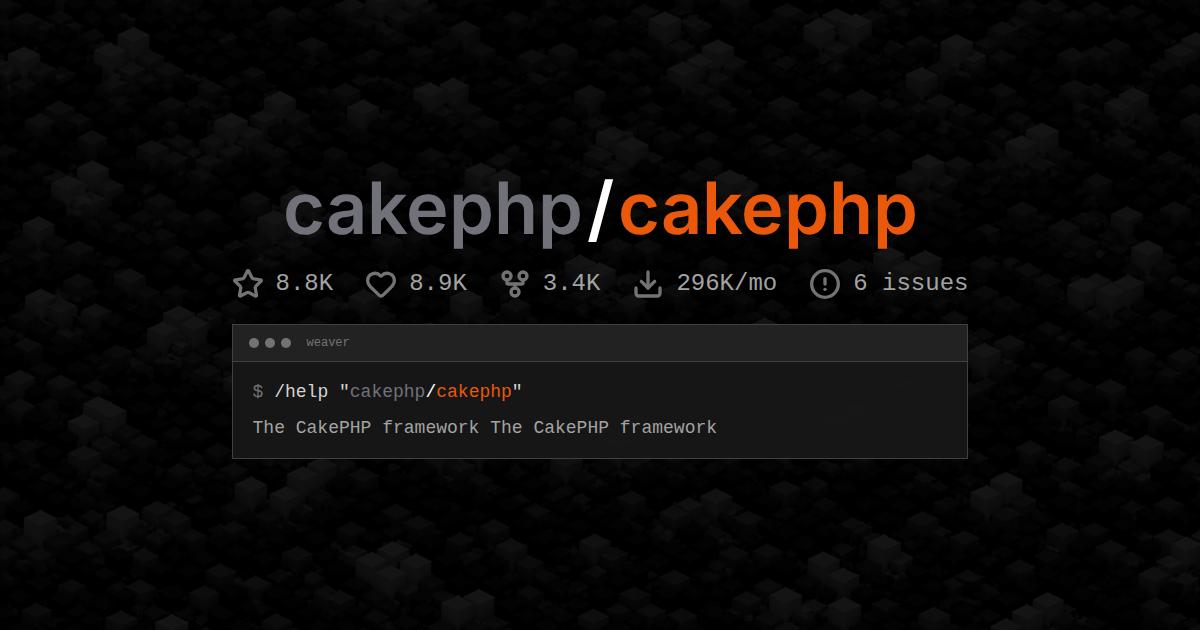 cakephp/cakephp