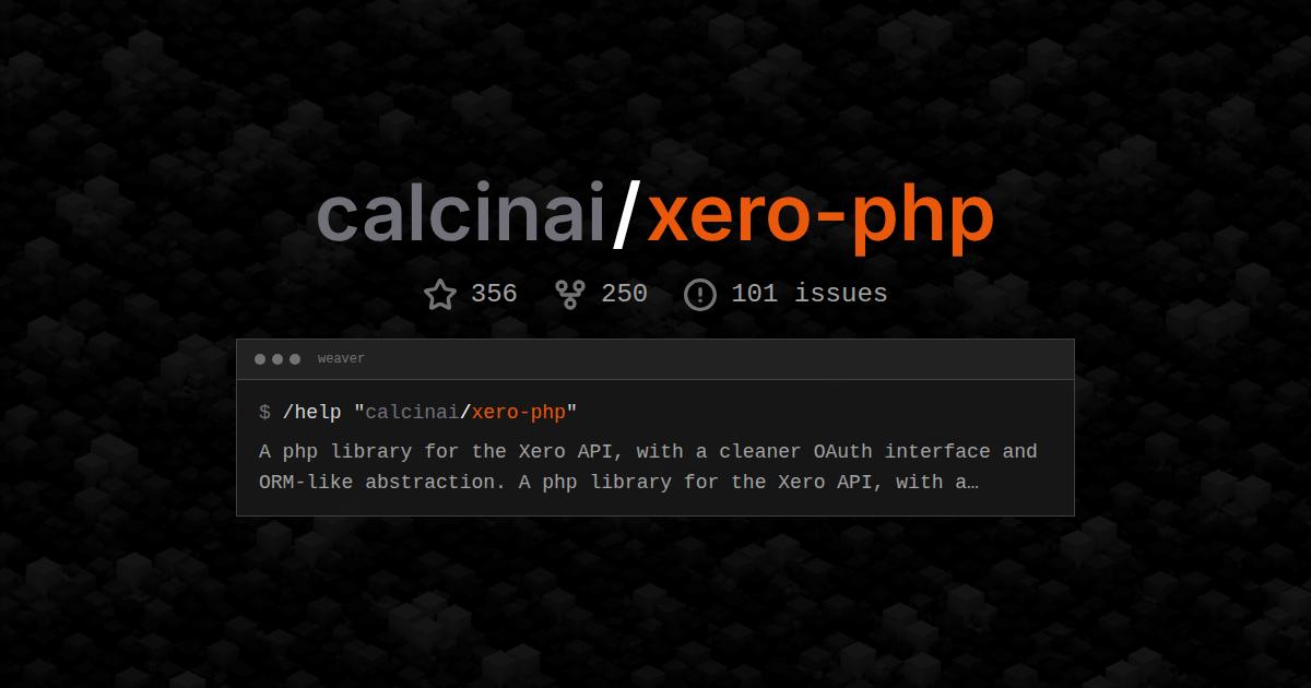 calcinai/xero-php