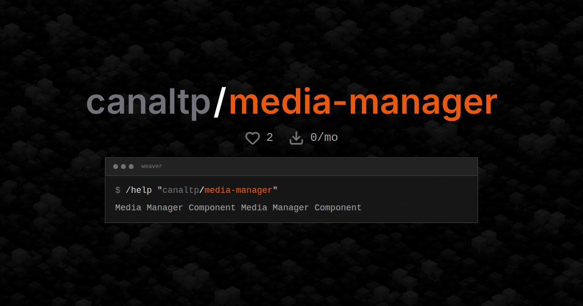 canaltp/media-manager