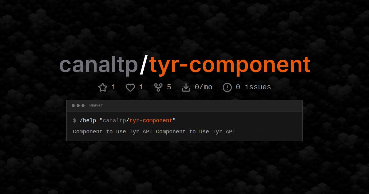 canaltp/tyr-component