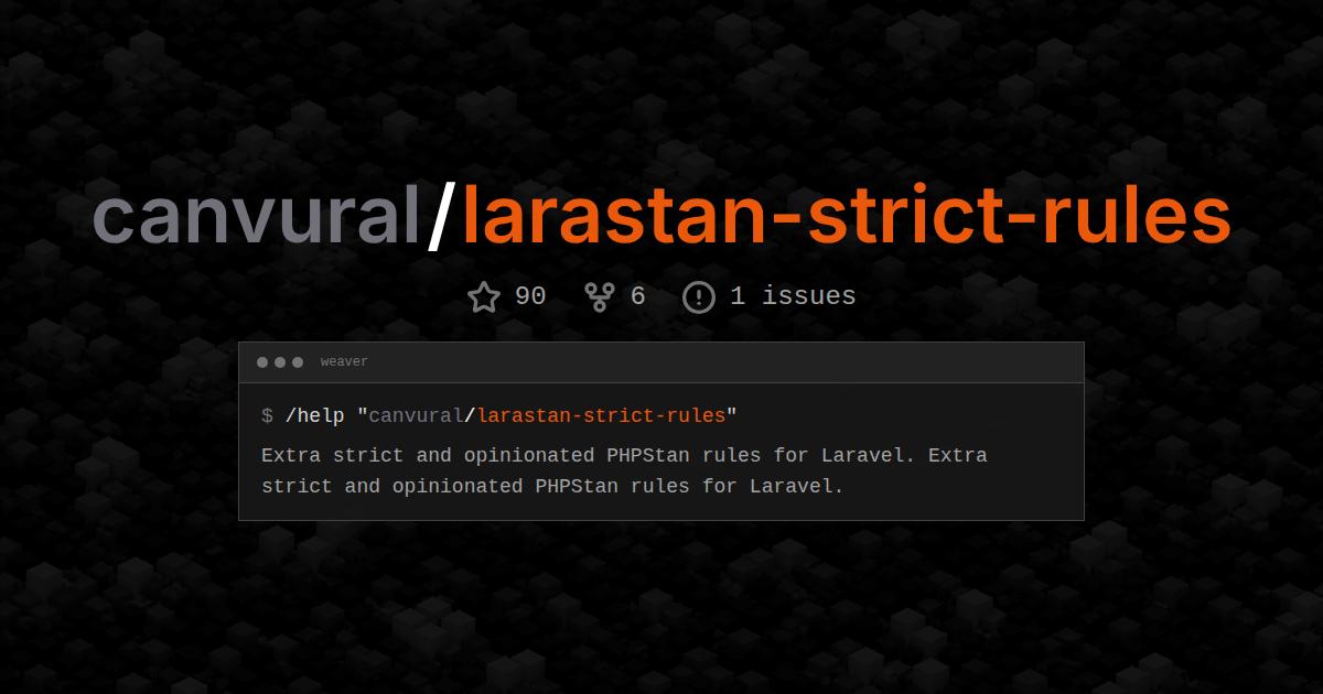canvural/larastan-strict-rules