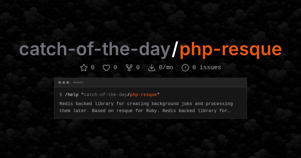 catch-of-the-day/php-resque