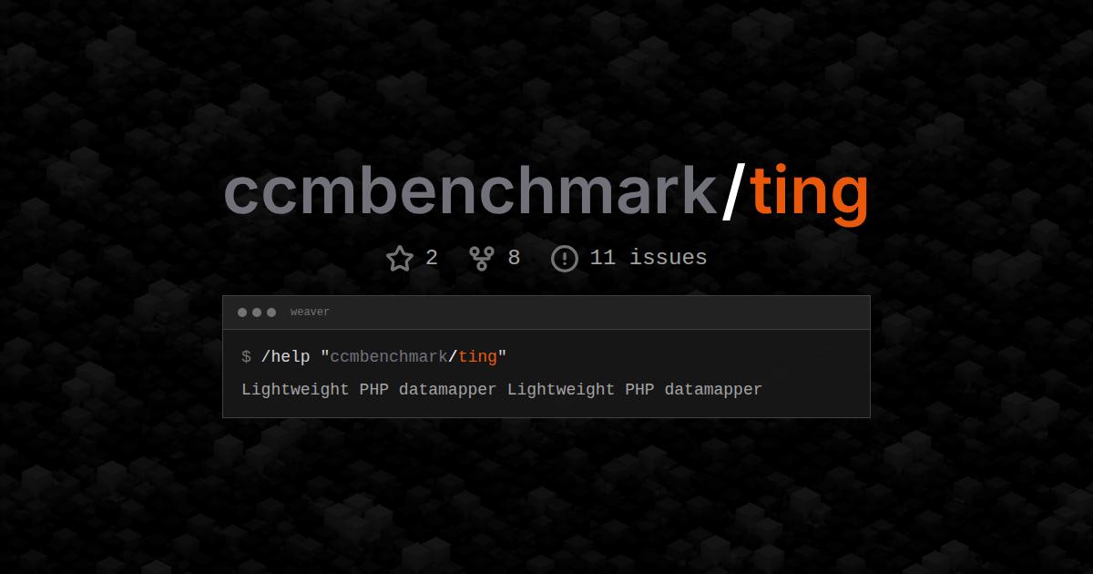 ccmbenchmark/ting