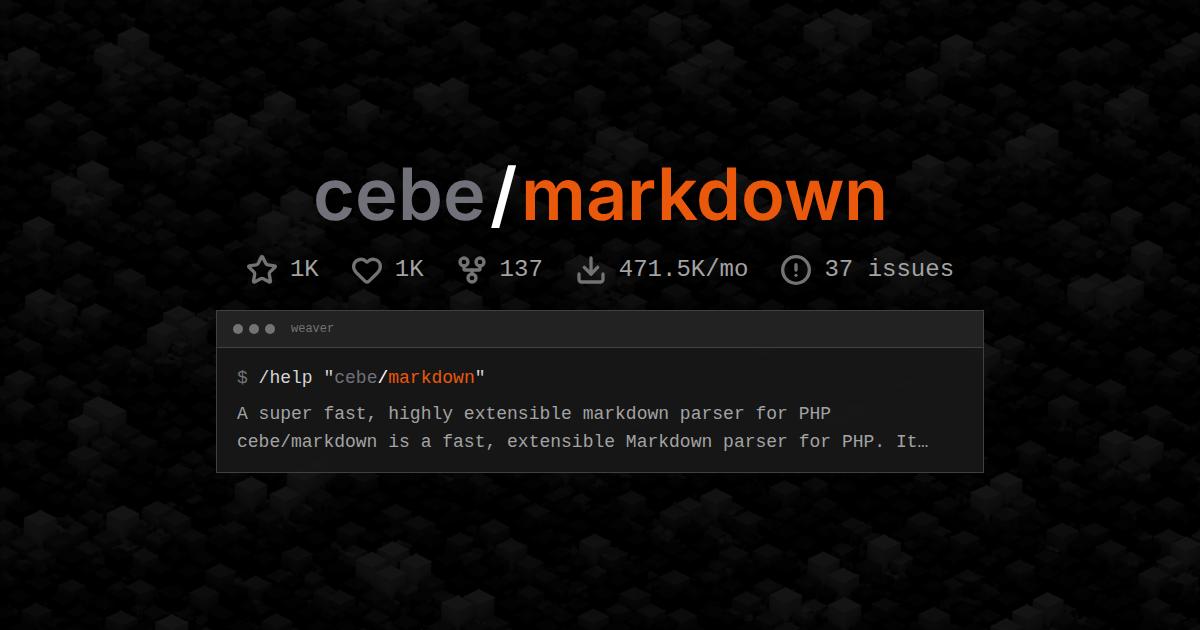 cebe/markdown