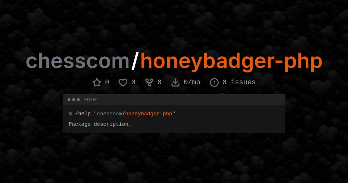 chesscom/honeybadger-php