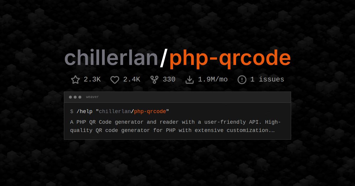 chillerlan/php-qrcode