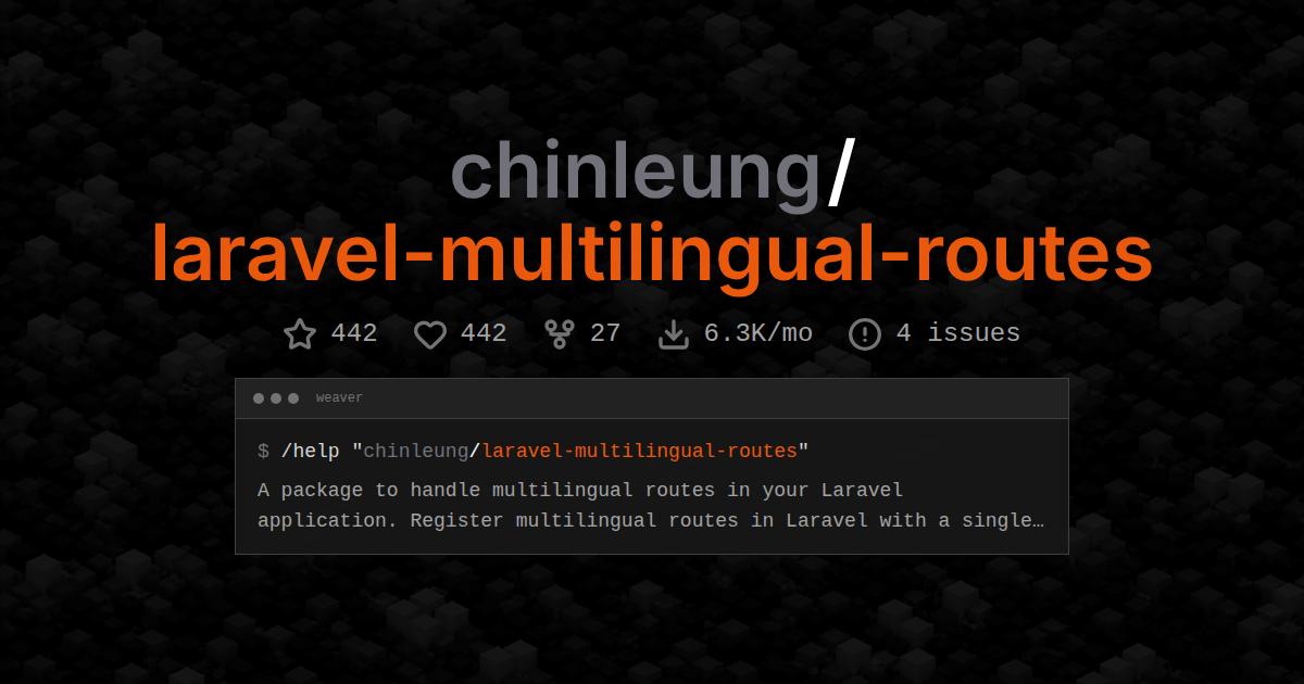 chinleung/laravel-multilingual-routes