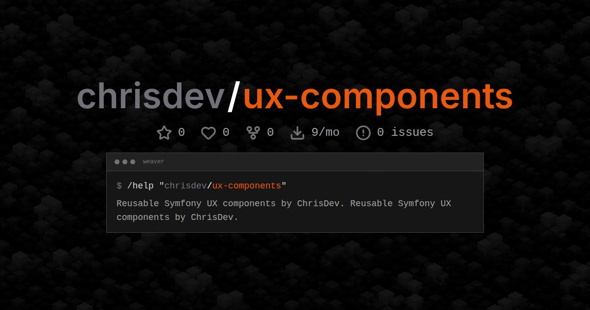 chrisdev/ux-components