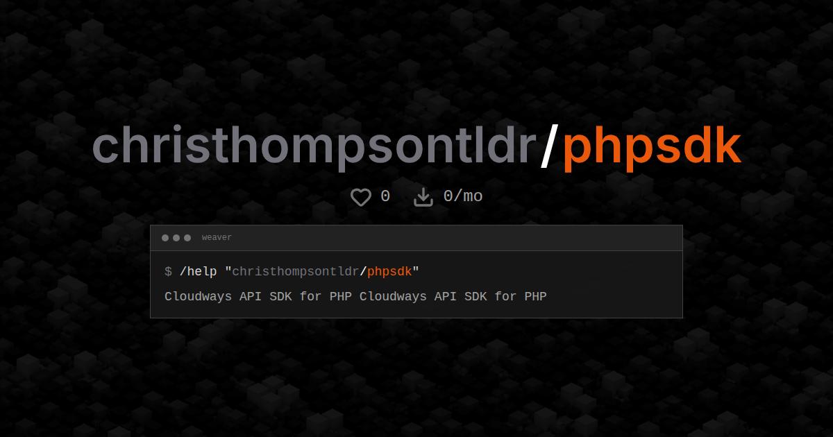 christhompsontldr/phpsdk