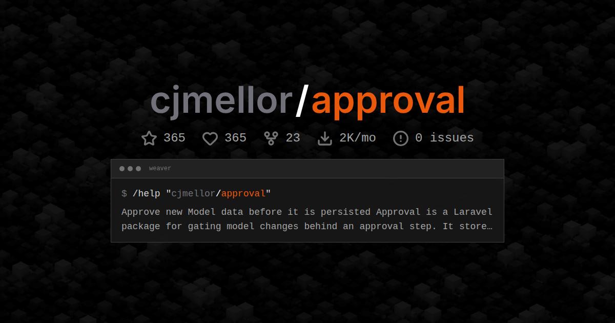 cjmellor/approval