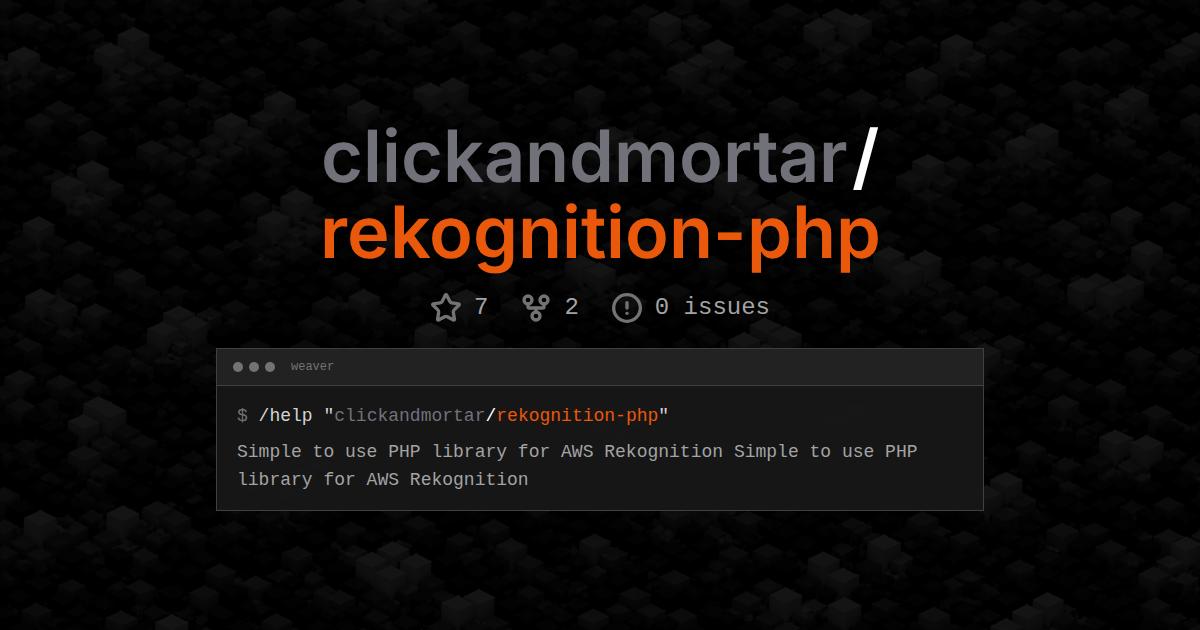 clickandmortar/rekognition-php
