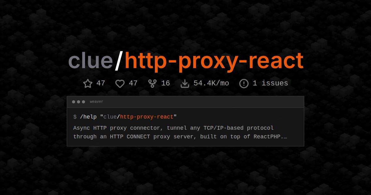 clue/http-proxy-react