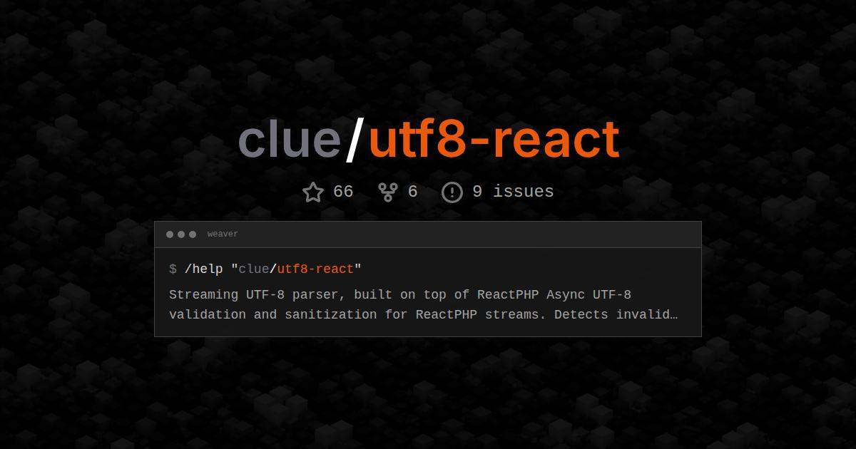 clue/utf8-react