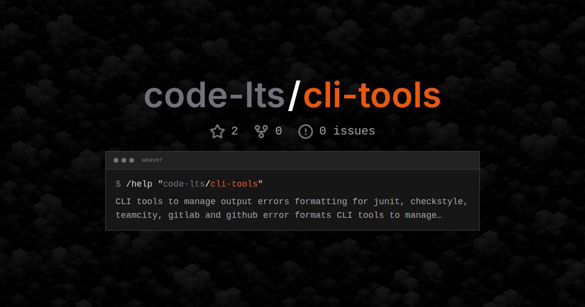 code-lts/cli-tools