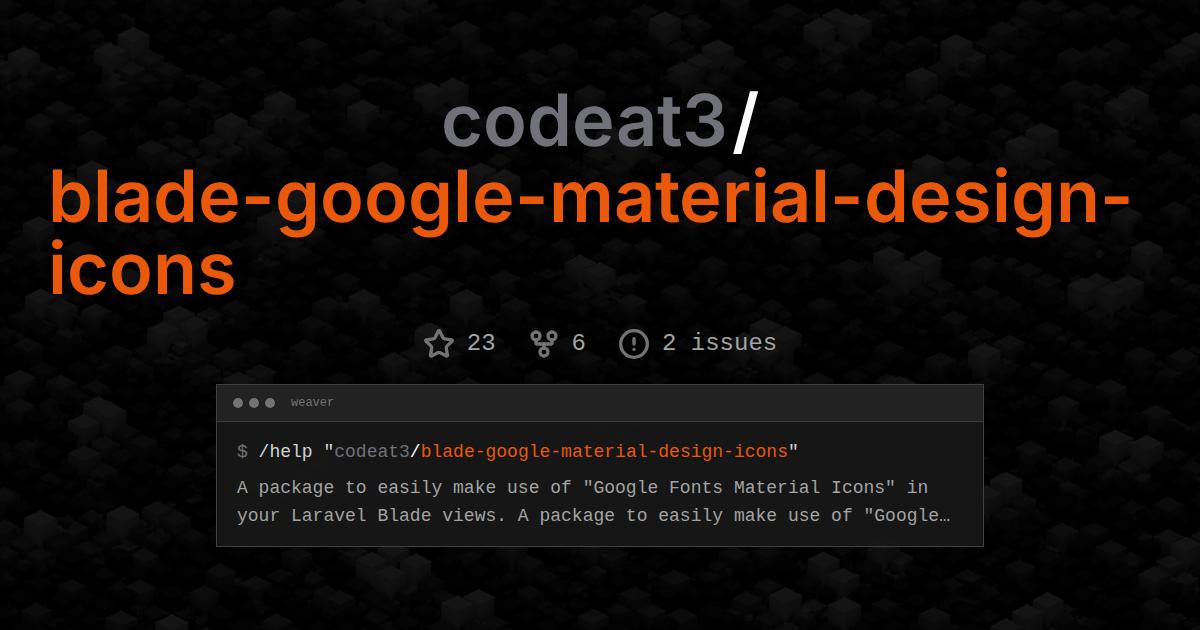 codeat3/blade-google-material-design-icons