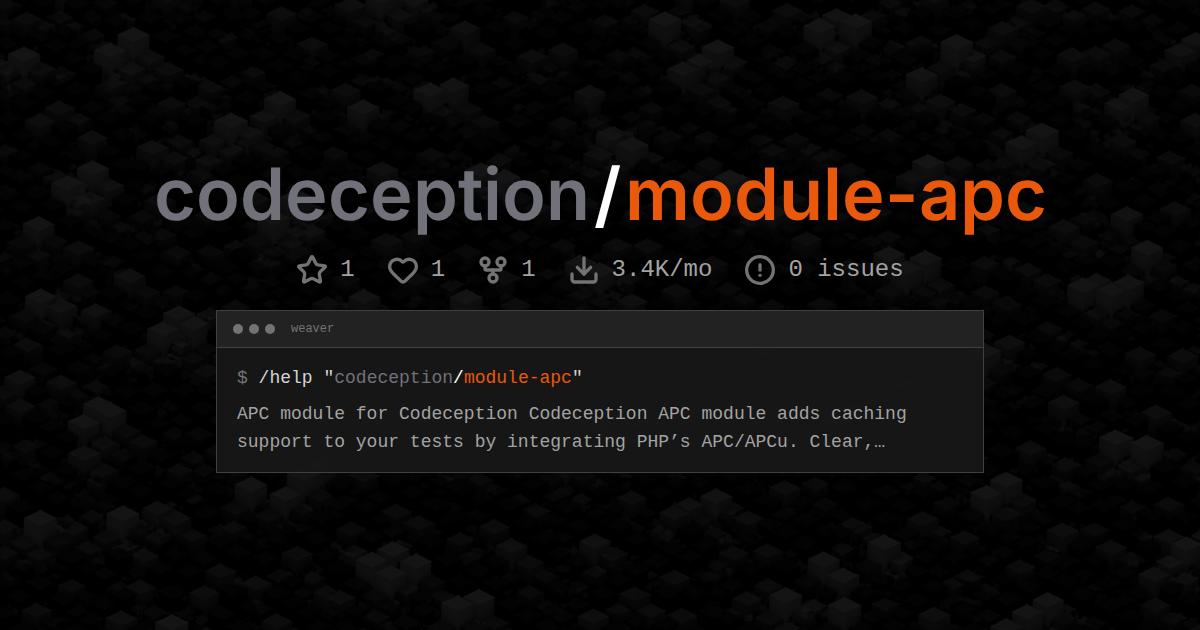 codeception/module-apc