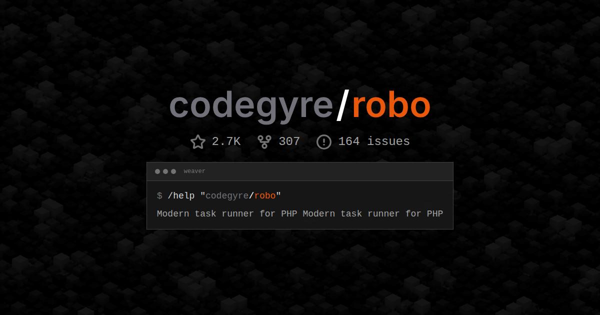 codegyre/robo