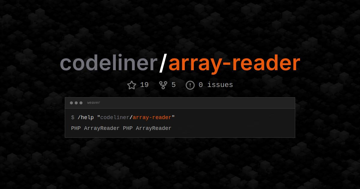 codeliner/array-reader