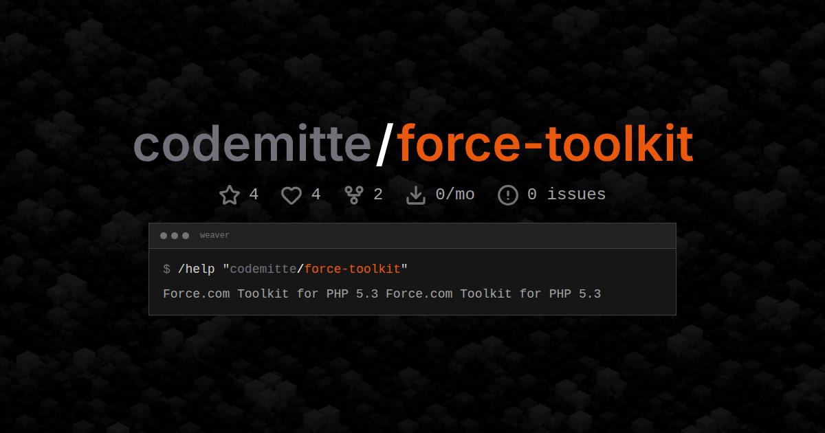codemitte/force-toolkit