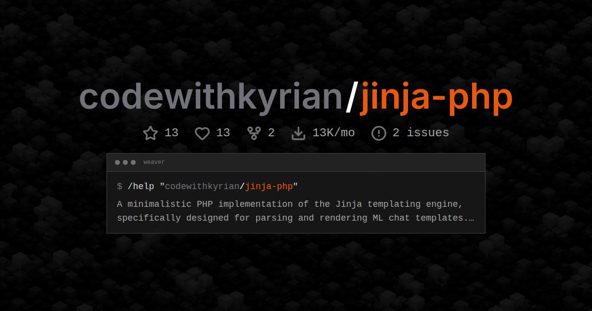 codewithkyrian/jinja-php