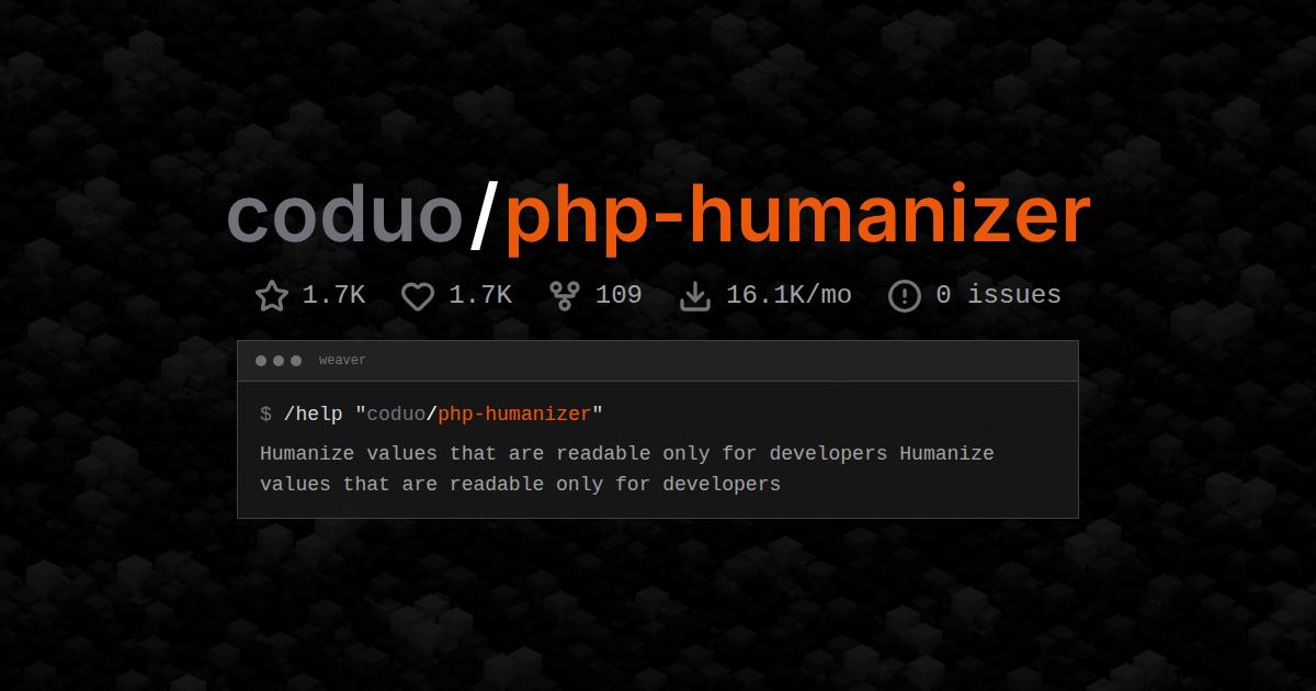 coduo/php-humanizer
