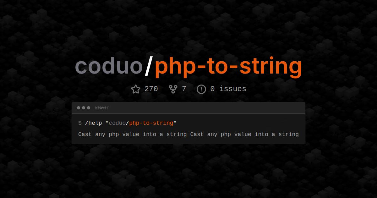 coduo/php-to-string