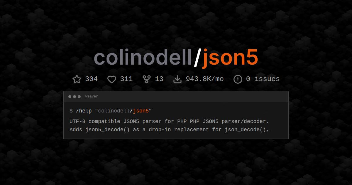 colinodell/json5