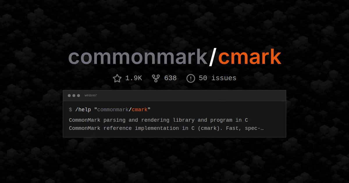 commonmark/cmark