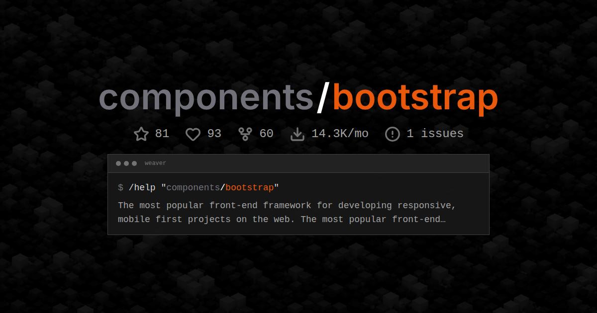 components/bootstrap