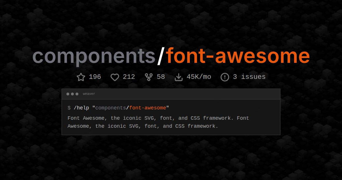 components/font-awesome