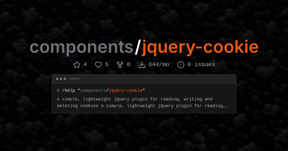 components/jquery-cookie
