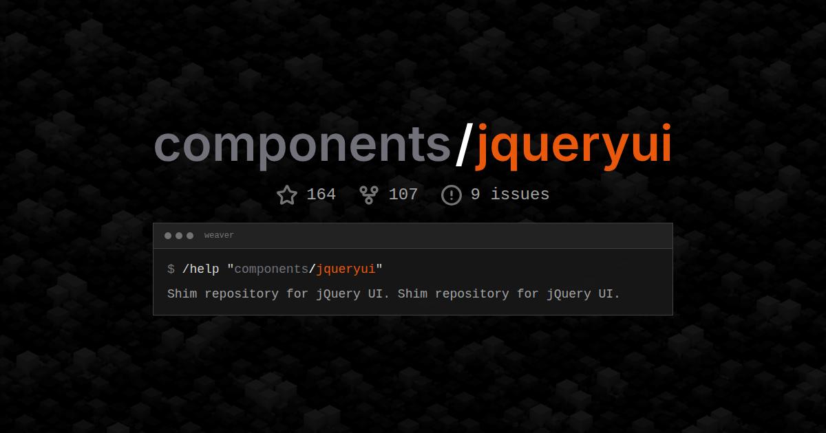 components/jqueryui