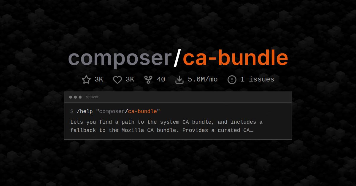 composer/ca-bundle