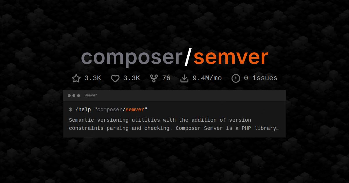 composer/semver
